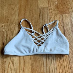 White Hollister Bikini Top